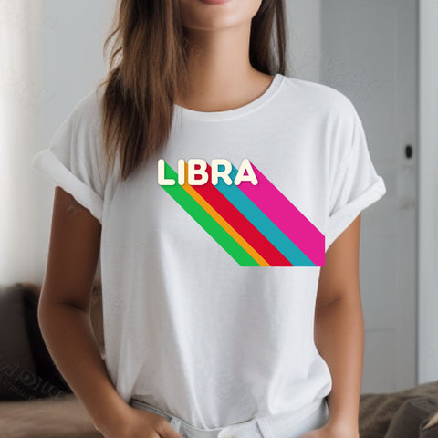 Libra rainbow shirt