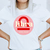 Libra shirt Boss babe pink red zodiac symbol zodiac shirt cute graphic tee birthday gift for women girl friend t-shirt