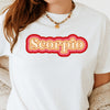 Scorpio shirt 70s zodiac name groovy retro psychedelic trippy zodiac star sign astrology tee graphic t-shirt birthday gift for women t shirt