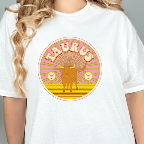 Taurus psychedelic trippy design shirt