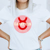 Taurus shirt Boss babe pink red zodiac symbol zodiac shirt cute graphic tee birthday gift for women girl friend t-shirt