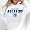 Aquarius Sign hoodie worlds best zodiac star sign astrology hoodie birthday gift for women top