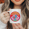 Capricorn Mug 11 ounce mug 70s inspired groovy psychedelic zodiac star sign astrology birthday horoscope ceramic tea coffee lover cup