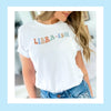 Libra shirt XX-Libra pastel groovy wavy font 70s zodiac star sign astrology tee graphic t-shirt birthday gift for women t shirt