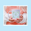 Gemini Mug 11 ounce mug gift pastel Gemini illustration zodiac star sign astrology birthday horoscope ceramic tea coffee lover cup