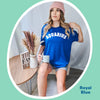 Aquarius shirt blue retro varsity team sport spirit zodiac star sign astrology tee t-shirt birthday gift for women t shirt