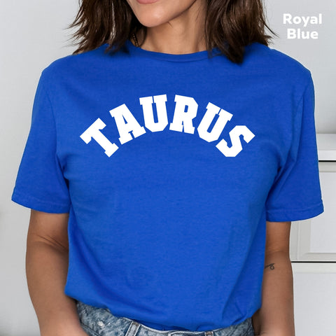 Taurus retro varsity shirt