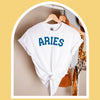 Aries shirt retro varsity grey zodiac star sign astrology tee preppy trendy aesthetic graphic t-shirt birthday gift for women t shirt