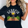 Scorpio Shirt rocker band grunge vintage distressed zodiac shirt Comfort Colors graphic tee Scorpio retro t-shirt oversized astrology gift