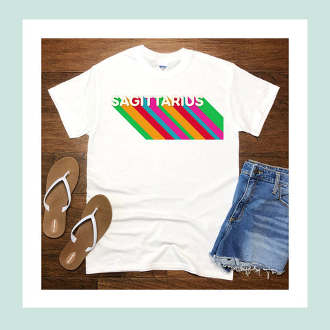 Sagittarius rainbow shirt