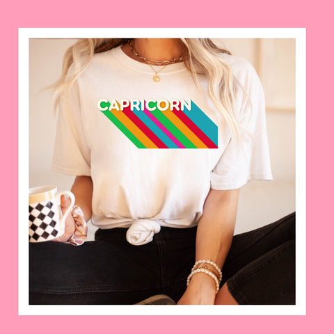 Capricorn rainbow shirt