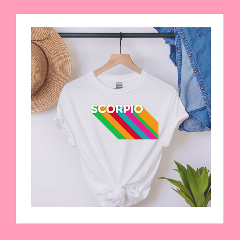 Scorpio rainbow shirt