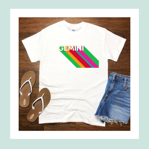 Gemini rainbow shirt