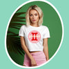 Gemini shirt Boss babe pink red zodiac symbol zodiac shirt cute graphic tee birthday gift for women girl friend t-shirt