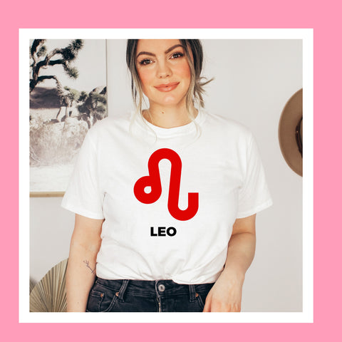 Leo large red symbol