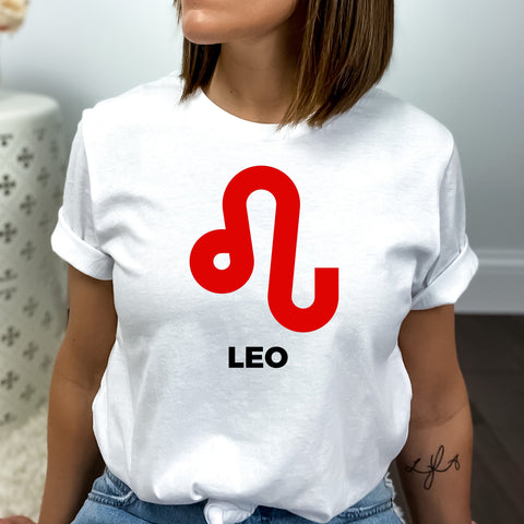 Leo large red symbol