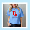 Capricorn shirt large red Capricorn symbol blue zodiac star sign astrology tee t-shirt birthday gift for women t shirt
