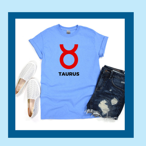 Taurus large red symbol shirt