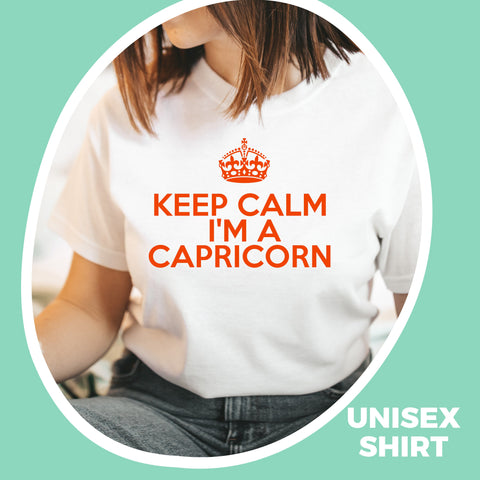 Capricorn keep calm shirt
