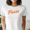 Pisces shirt retro varsity baseball font zodiac star sign astrology tee t-shirt birthday gift for women t shirt
