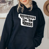 Aquarius sign black hoodie In Da House thug life slang zodiac star sign astrology hoodie birthday gift for women top