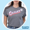 Cancer shirt zodiac retro rainbow drop shadow star sign astrology tee t-shirt birthday gift for women t shirt