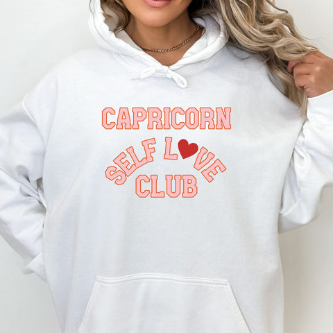 Capricorn self love club hoodie
