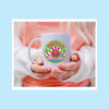 Taurus Mug 11 ounce mug 70s inspired groovy psychedelic zodiac star sign astrology birthday horoscope ceramic tea coffee lover cup