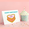 Leo sign birthday card Leo season cute pastel birthday cake celebrate zodiac star sign astrology birthday gift