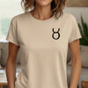 Taurus shirt Taurus zodiac symbol glyph star sign astrology tee t-shirt birthday gift for women t shirt
