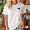 Pisces shirt Pisces zodiac symbol glyph star sign astrology tee t-shirt birthday gift for women t shirt