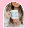 Libra Mug 11 ounce mug gift pastel Libra illustration zodiac star sign astrology birthday horoscope ceramic tea coffee lover cup