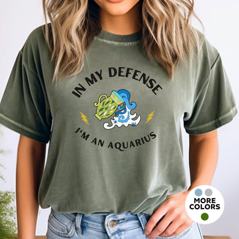 In my defense I’m an Aquarius shirt