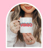 Virgo Mug 11 ounce mug gift colorful Virgo drop shadow illustration zodiac star sign astrology birthday ceramic tea coffee lover cup