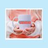 Gemini Mug 11 ounce mug gift colorful Gemini drop shadow illustration zodiac star sign astrology birthday ceramic tea coffee lover cup