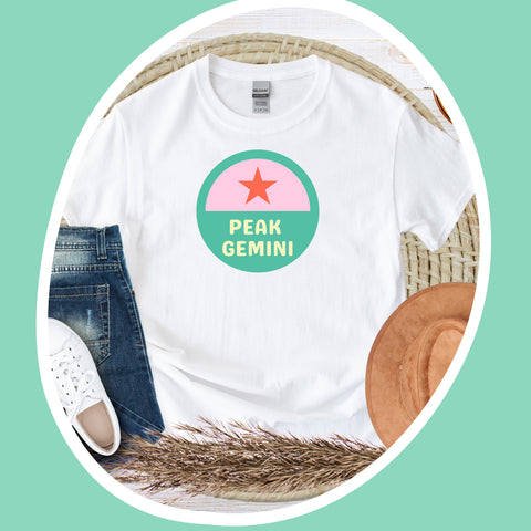 Peak Gemini star shirt