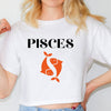 Pisces shirt red zodiac symbol sign image star sign astrology tee t-shirt birthday gift for women t shirt