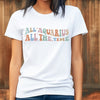 Aquarius shirt All Aquarius All The Time wavy groovy pastel zodiac star sign astrology tee t-shirt birthday gift for women t shirt