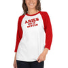 Aries shirt Ariess do it better retro red raglan sleeve 70s zodiac star sign astrology tee t-shirt birthday gift