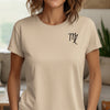 Virgo shirt Virgo zodiac symbol glyph star sign astrology tee t-shirt birthday gift for women t shirt