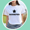 Scorpio shirt black star zodiac sign star sign astrology tee t-shirt birthday gift for women t shirt