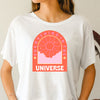 Everything In The Universe crop top celestial cosmic cute crop shirt pastel sticker zodiac shirt birthday gift for women girl friend t-shirt