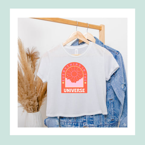 Everything In The Universe crop top