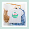 Etoile crop top celestial cosmic cute crop shirt pastel sticker zodiac shirt birthday gift for women girl friend t-shirt