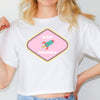 Out Of This World crop top celestial cosmic cute crop shirt pastel sticker zodiac shirt birthday gift for women girl friend t-shirt