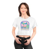 Moon Park crop top celestial cosmic cute crop shirt pastel sticker zodiac shirt birthday gift for women girl friend t-shirt